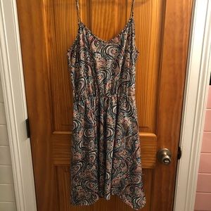 Aqua Print Dress